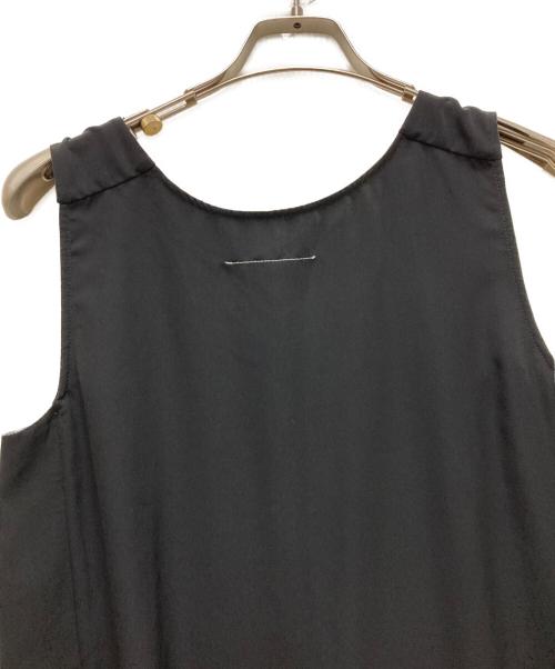 MM6 Maison Margiela（エムエムシックスメゾンマルジェラ）MM6 Maison Margiela (エムエムシックスメゾンマルジェラ) ノースリーブワンピース ブラック サイズ:42の古着・服飾アイテム