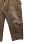 中古・古着 CarHartt (カーハート) ダブルニーパンツ ブラウン サイズ:W32：18000円
