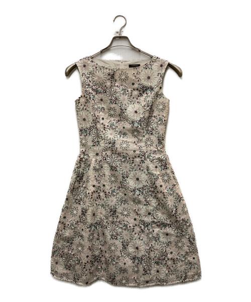 TOCCA（トッカ）TOCCA (トッカ) ノースリーブ花柄ワンピース グレーの古着・服飾アイテム
