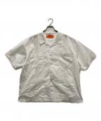 BEAMS×UNIVERSAL OVERALLビームス×ユニバーサルオーバーオール）の古着「25SS 別注キューバシャツ」｜ホワイト