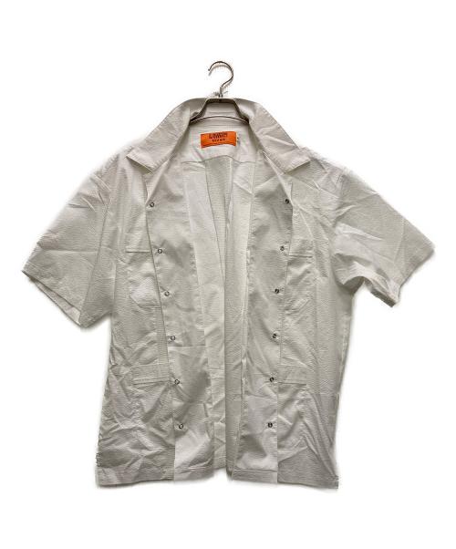 BEAMS（ビームス）BEAMS (ビームス) UNIVERSAL OVERALL (ユニバーサルオーバーオール) 25SS 別注キューバシャツ ホワイト サイズ:XLの古着・服飾アイテム