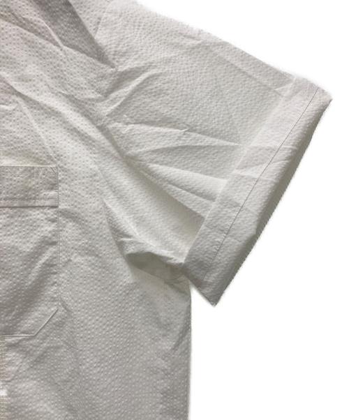 BEAMS（ビームス）BEAMS (ビームス) UNIVERSAL OVERALL (ユニバーサルオーバーオール) 25SS 別注キューバシャツ ホワイト サイズ:XLの古着・服飾アイテム