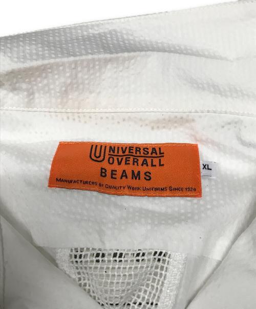 BEAMS（ビームス）BEAMS (ビームス) UNIVERSAL OVERALL (ユニバーサルオーバーオール) 25SS 別注キューバシャツ ホワイト サイズ:XLの古着・服飾アイテム