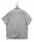 BoTT (ボット) 24SS Jacquard Stripe S/S Shirt ブルー サイズ:L：7000円