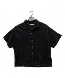 jieda（ジエダ）の古着「LACE SHIRT S/S」｜ブラック