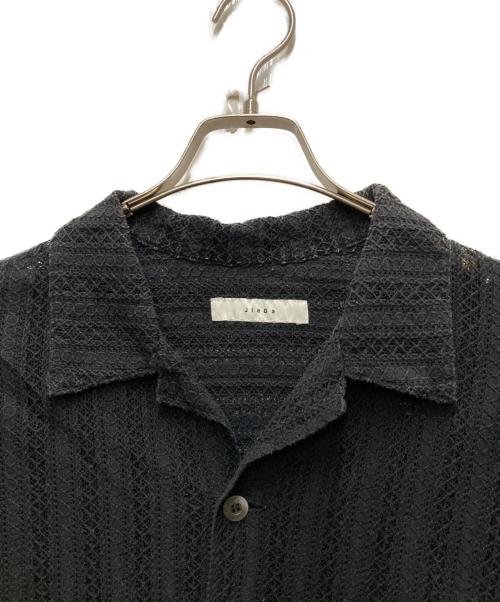 jieda（ジエダ）Jieda (ジエダ) LACE SHIRT S/S ブラック サイズ:1の古着・服飾アイテム
