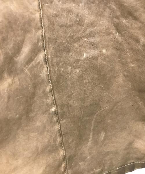 GIORGIO BRATO（ジョルジョブラッド）GIORGIO BRATO (ジョルジョブラッド) フーデットレザージャケット ブラウン サイズ:46の古着・服飾アイテム