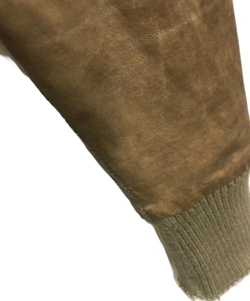 GIORGIO BRATO（ジョルジョブラッド）GIORGIO BRATO (ジョルジョブラッド) フーデットレザージャケット ブラウン サイズ:46の古着・服飾アイテム