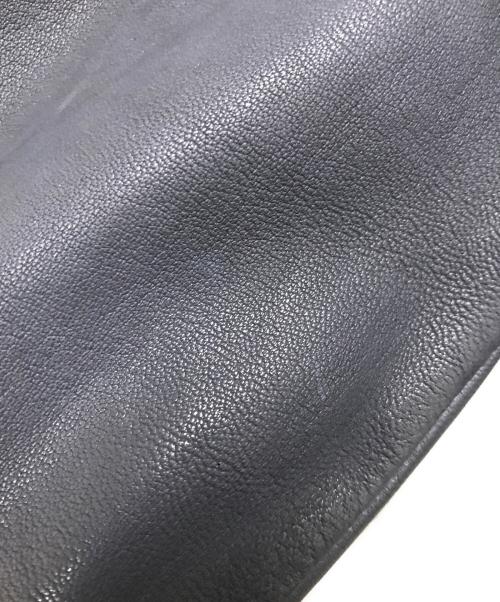 GIORGIO BRATO（ジョルジョブラッド）GIORGIO BRATO (ジョルジョブラッド) レザーステンカラーコート ネイビー サイズ:50の古着・服飾アイテム