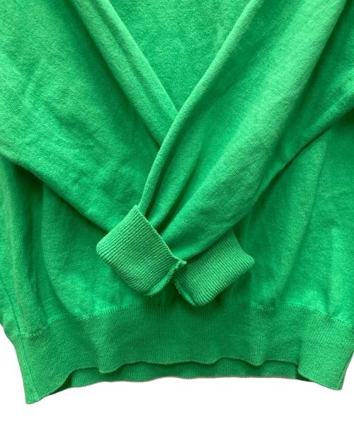 Yonetomi（ヨネトミ）Yonetomi (ヨネトミ) New Basic Wave Cotton Knit Pullover グリーン サイズ:2の古着・服飾アイテム