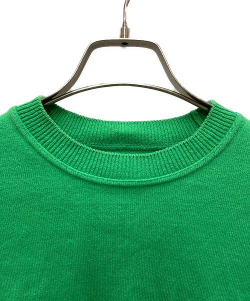 Yonetomi（ヨネトミ）Yonetomi (ヨネトミ) New Basic Wave Cotton Knit Pullover グリーン サイズ:2の古着・服飾アイテム
