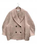 CLANE×MINAMI TANAKAクラネ×ミナミ タナカ）の古着「CLANE OVER TWEED COAT」｜ピンク