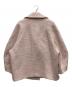 CLANE (クラネ) MINAMI TANAKA (ミナミ タナカ) CLANE OVER TWEED COAT ピンク サイズ:1：16000円