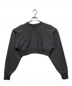 TODAYFULトゥデイフル）の古着「Cropped Sweat Pullover」｜グレー