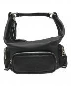 MARGE SHER WOODマージシャーウッド）の古着「CITY HOBO バッグ」｜ブラック