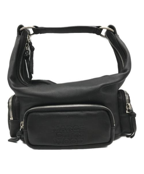 MARGE SHER WOOD（マージシャーウッド）MARGE SHER WOOD (マージシャーウッド) CITY HOBO バッグ ブラックの古着・服飾アイテム