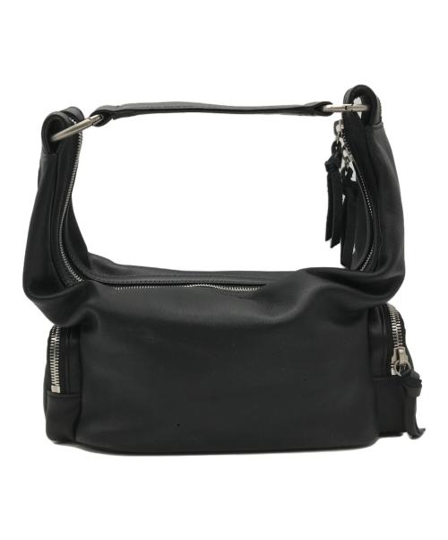 MARGE SHER WOOD（マージシャーウッド）MARGE SHER WOOD (マージシャーウッド) CITY HOBO バッグ ブラックの古着・服飾アイテム