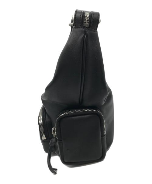MARGE SHER WOOD（マージシャーウッド）MARGE SHER WOOD (マージシャーウッド) CITY HOBO バッグ ブラックの古着・服飾アイテム