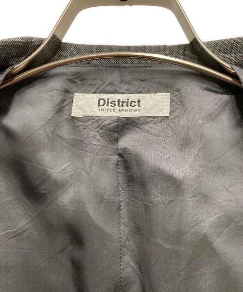 District UNITED ARROWS（ディストリクト ユナイテッドアローズ）District UNITED ARROWS (ディストリクト ユナイテッドアローズ) 4ピース セットアップスーツ グレー サイズ:44の古着・服飾アイテム