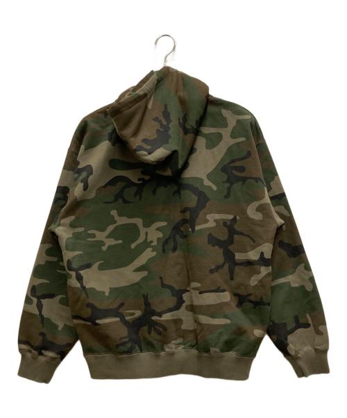 X-LARGE（エクストララージ）X-LARGE (エクストララージ) MULTI LOGO ZIP UP HOODED SWEATSHIRT オリーブ サイズ:Mの古着・服飾アイテム