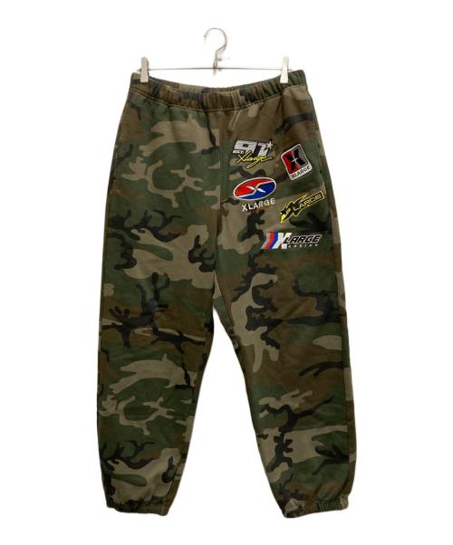 X-LARGE（エクストララージ）X-LARGE (エクストララージ) MULTI LOGO SWEAT PANTS オリーブ サイズ:Lの古着・服飾アイテム