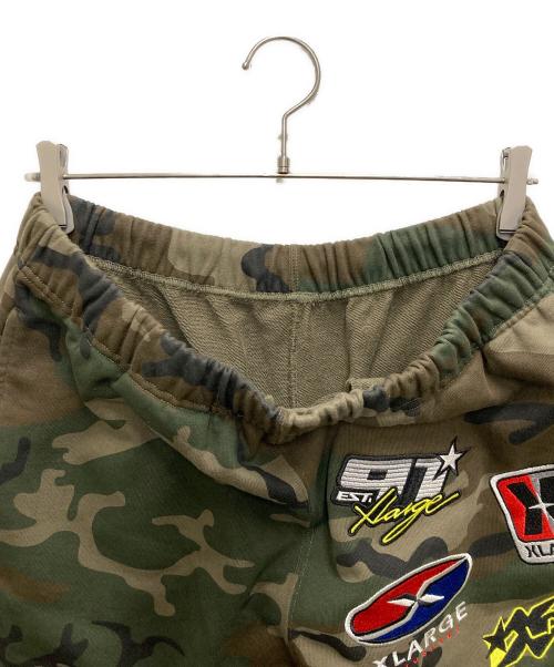 X-LARGE（エクストララージ）X-LARGE (エクストララージ) MULTI LOGO SWEAT PANTS オリーブ サイズ:Lの古着・服飾アイテム