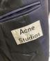 中古・古着 Acne studios (アクネ ストゥディオス) ウールギャバチェスターコート ネイビー サイズ:46：25000円