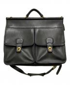 COACHコーチ）の古着「ターンロックショルダーバッグ」｜ブラック