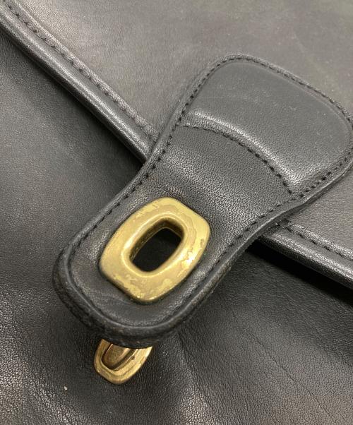 COACH（コーチ）COACH (コーチ) ターンロックショルダーバッグ ブラックの古着・服飾アイテム