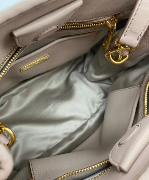 MIU MIU（ミュウミュウ）MIU MIU (ミュウミュウ) マテラッセ2WAYバッグ ピンクの古着・服飾アイテム