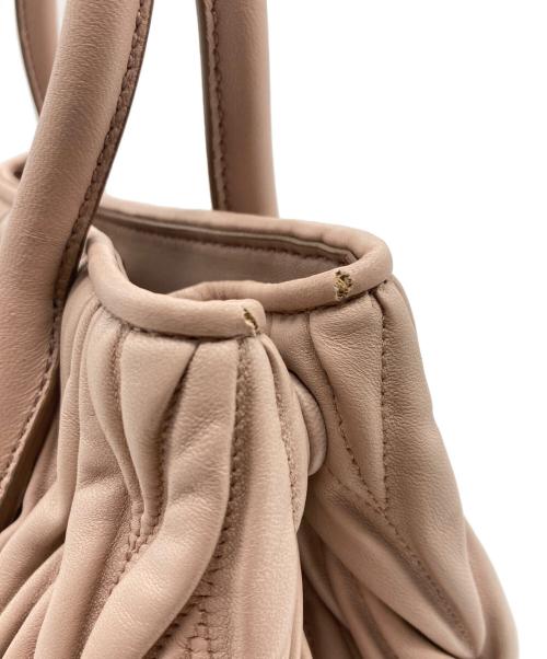 MIU MIU（ミュウミュウ）MIU MIU (ミュウミュウ) マテラッセ2WAYバッグ ピンクの古着・服飾アイテム