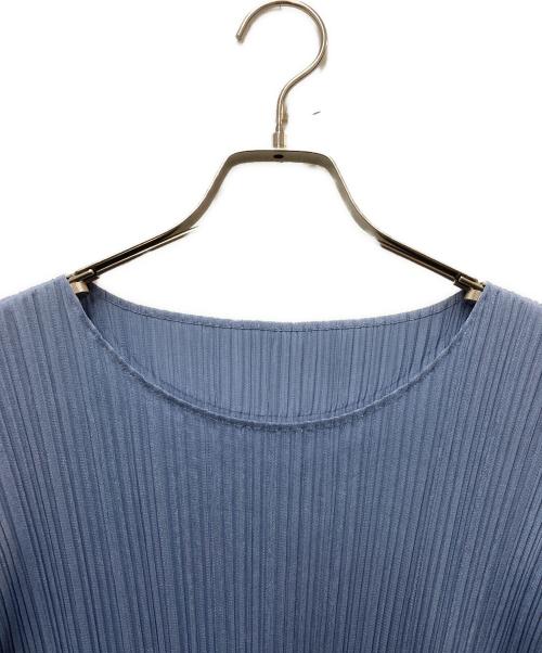 PLEATS PLEASE（プリーツプリーズ）PLEATS PLEASE (プリーツプリーズ) プリーツワンピース スチールブルー サイズ:3の古着・服飾アイテム