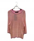 KIKO KOSTADINOVキコ・コスタディノフ）の古着「GRADIENT MULTI SLEEVE T-SHIRT」｜ピンク