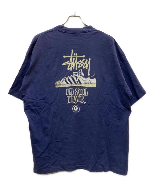 stussy（ステューシー）stussy (ステューシー) 80's OLD SKOOL FLAVOR T-SHIRTS ネイビー サイズ:XXLの古着・服飾アイテム