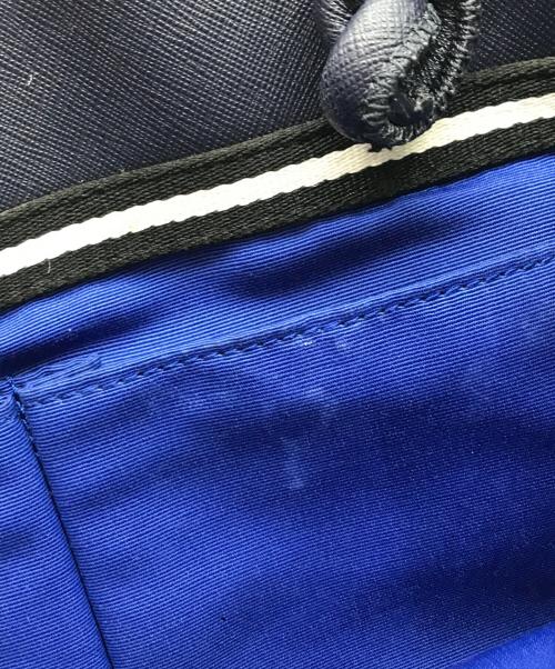 MARC JACOBS（マークジェイコブズ）MARC JACOBS (マークジェイコブズ) THE LOGO SHOPPER ネイビーの古着・服飾アイテム