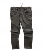 BALMAINバルマン）の古着「バイカーパンツ」｜グレー