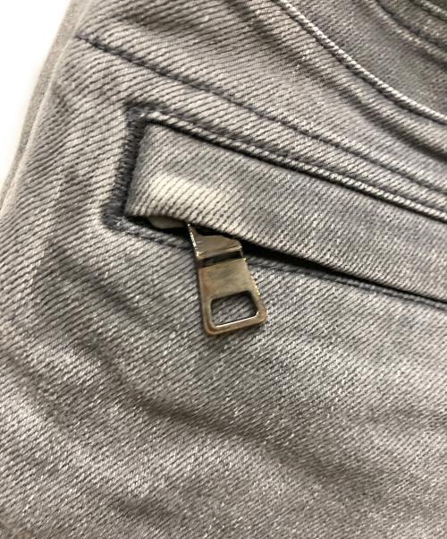 BALMAIN（バルマン）BALMAIN (バルマン) バイカーパンツ グレー サイズ: 81cm (W32)の古着・服飾アイテム