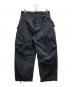 ÉTIQUETTE VIDÉ（エチケット・ヴィデ）の古着「レイヤードカーゴパンツ」｜ネイビー