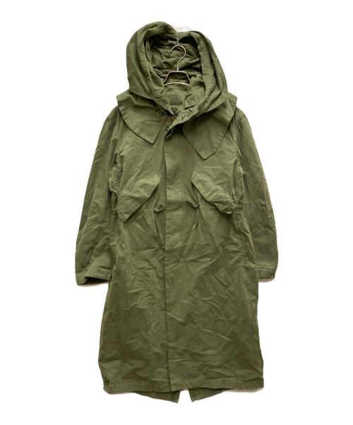 nouvmaree（ヌーブマリー）nouvmaree (ヌーブマリー) GARMENT DYED CURVED FISHTAIL COAT カーキ サイズ:Sの古着・服飾アイテム