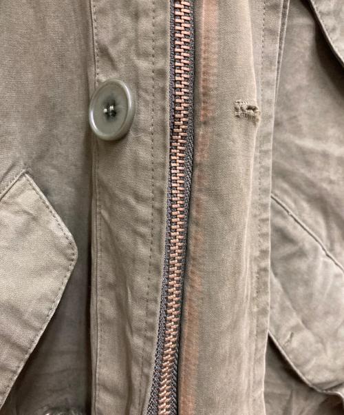 nouvmaree（ヌーブマリー）nouvmaree (ヌーブマリー) GARMENT DYED CURVED FISHTAIL COAT カーキ サイズ:Sの古着・服飾アイテム