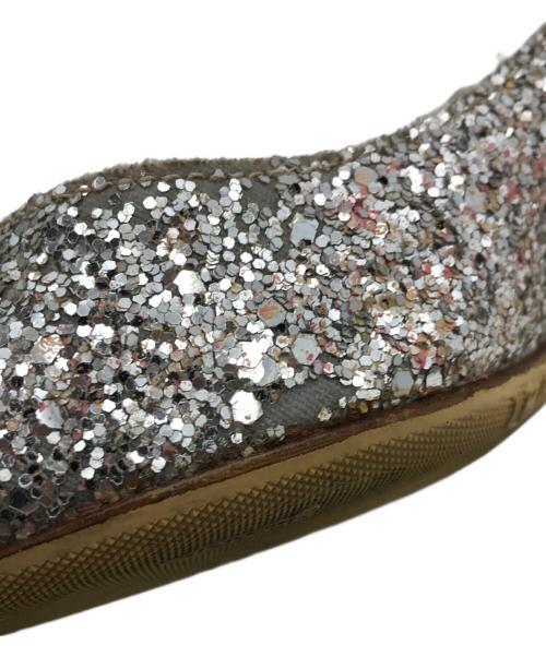 JIMMY CHOO（ジミーチュウ）JIMMY CHOO (ジミーチュウ) ROMY 60 GLITTER PUMPS シルバー サイズ:36 1/2の古着・服飾アイテム