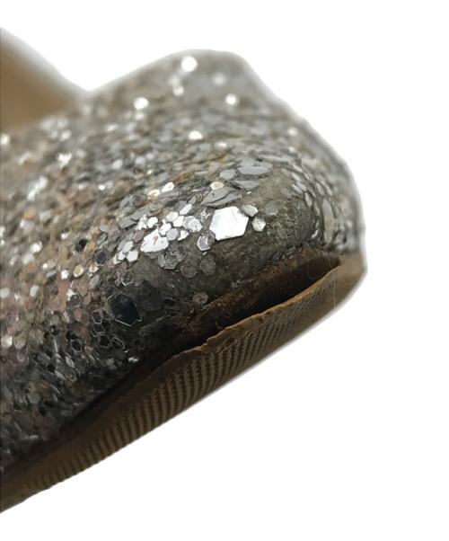 JIMMY CHOO（ジミーチュウ）JIMMY CHOO (ジミーチュウ) ROMY 60 GLITTER PUMPS シルバー サイズ:36 1/2の古着・服飾アイテム