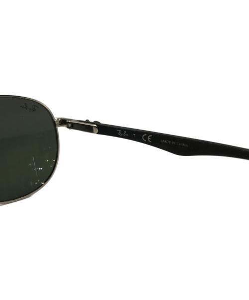 RAY-BAN（レイバン）RAY-BAN (レイバン) ティアドロップサングラス シルバー×グリーン サイズ:61□13 140の古着・服飾アイテム