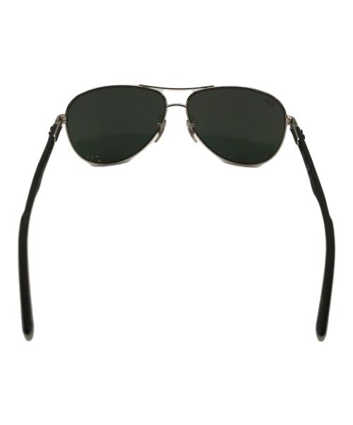 RAY-BAN（レイバン）RAY-BAN (レイバン) ティアドロップサングラス シルバー×グリーン サイズ:61□13 140の古着・服飾アイテム