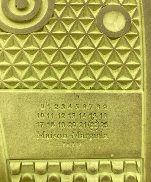 Maison Margiela（メゾンマルジェラ）Maison Margiela (メゾンマルジェラ) レースアップ スライドサンダル イエロー サイズ:43の古着・服飾アイテム