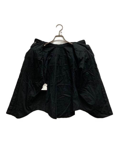 MIYAO（ミヤオ）MIYAO (ミヤオ) Blouse with ruffled flaps ブラック サイズ:Mの古着・服飾アイテム