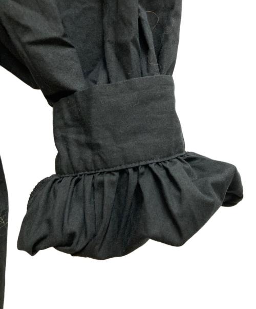 MIYAO（ミヤオ）MIYAO (ミヤオ) Blouse with ruffled flaps ブラック サイズ:Mの古着・服飾アイテム