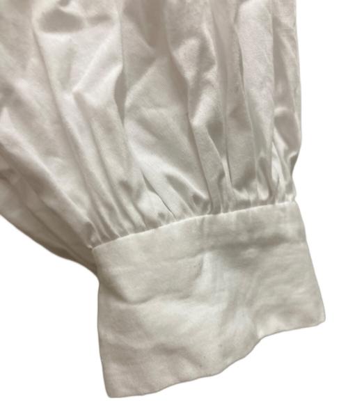 MIYAO（ミヤオ）MIYAO (ミヤオ) Blouse with ruffled flaps ホワイト サイズ:Sの古着・服飾アイテム