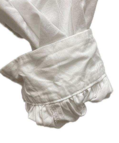 MIYAO（ミヤオ）MIYAO (ミヤオ) Blouse with ruffled flaps ホワイト サイズ:Sの古着・服飾アイテム