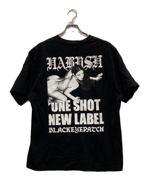 THE BLACK EYE PATCH（ブラックアイパッチ）THE BLACK EYE PATCH (ブラックアイパッチ) プリントTシャツ ブラック サイズ:Lの古着・服飾アイテム